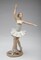 Ceramic Ballerina In Point Position Figurine, Home Décor, Gift for Her, Gift for Daughter, Gift for Ballerina Dancer